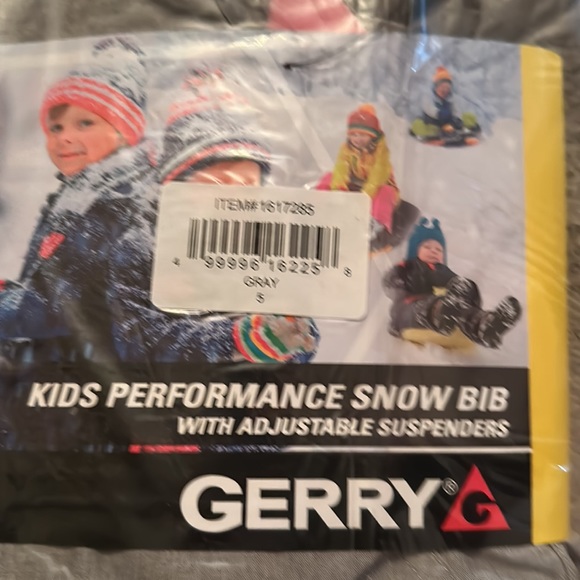 Gerry er Bottoms Nwt Gerry Kids Snow Pant With Bib Gray Poshmark